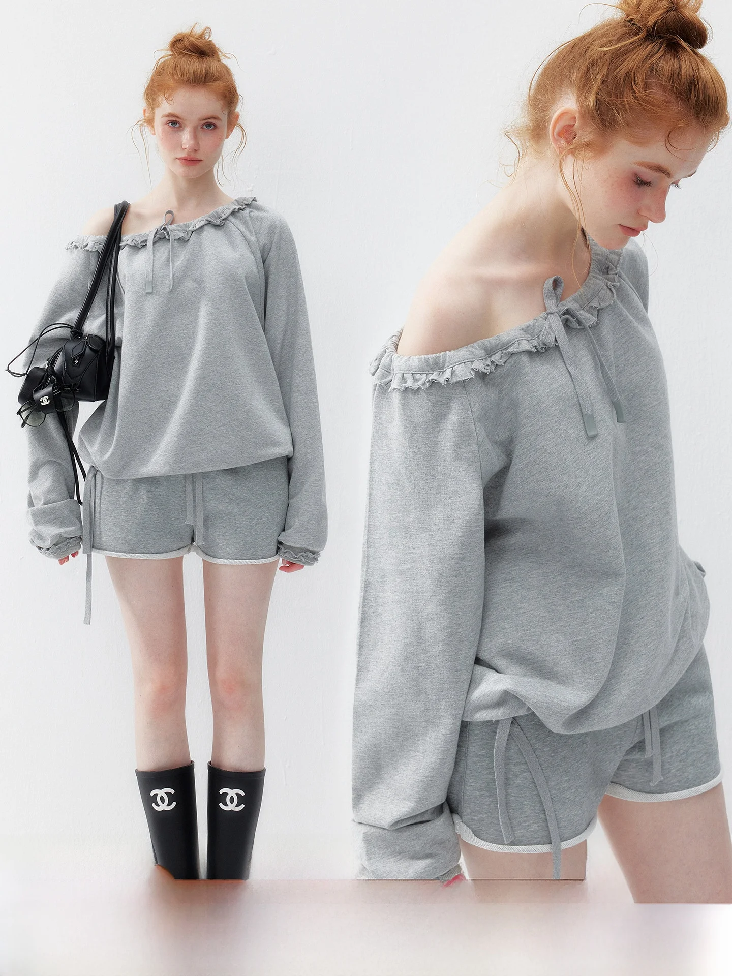 plus Size Drawstring Long Sleeve Hoodie Women's Early Autumn Oversized Comfortable Cotton  Color Commute Style