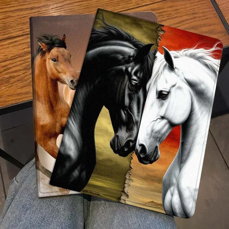

Horse Cartoon Popular Cool Gift For Honor Pad 8 V8 9 GT MagicPad 13 3 2 Tab MatePad Pro Air 12 X 12.6 Foldable Tablet Case