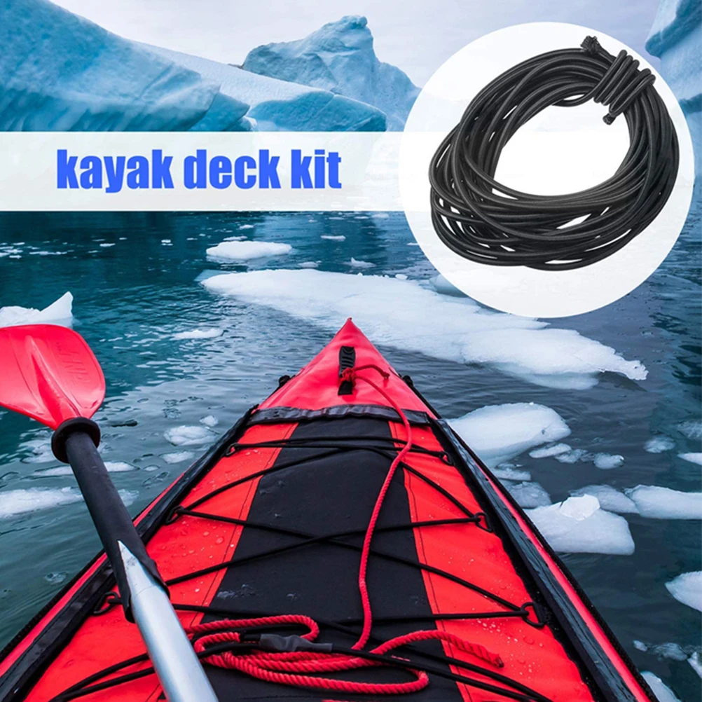 

Elastic Bungee Cord 5m Shock Absorber Hooks for Tent Kayak Canopy Camping Supplies Durable Nylon Strong Flexibility Outdoor