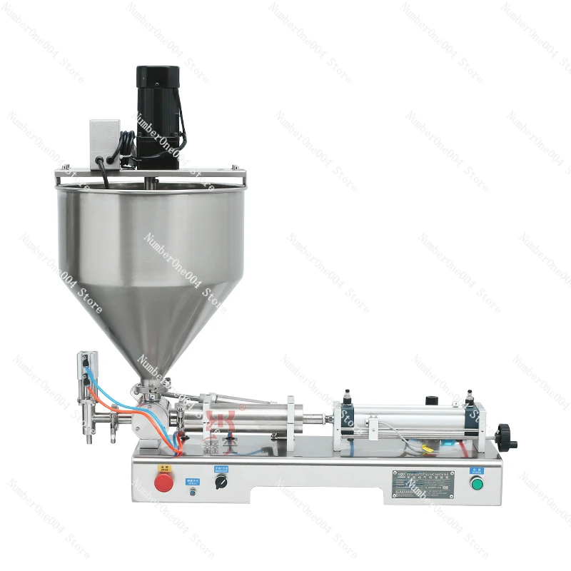 

G1wtd Barrel with Stirring Pneumatic Liquid Filling Machine Sauce Sub-Installed Machine Toothpaste Honey Edible Oil Paste