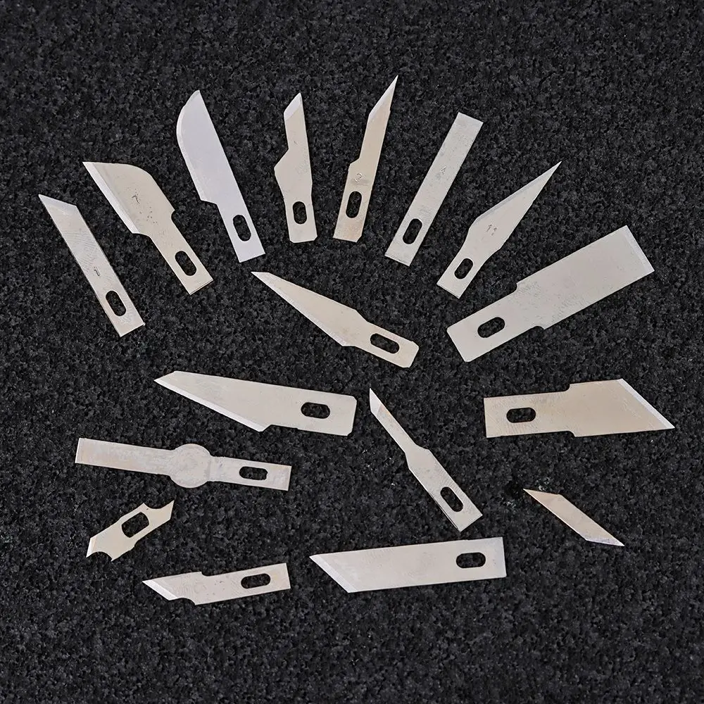 5pcs/set Accessories Hand Tools Non-Slip 10pcs Blades Cutter Scalpel Knife Parts PCB Repair Craft Knives