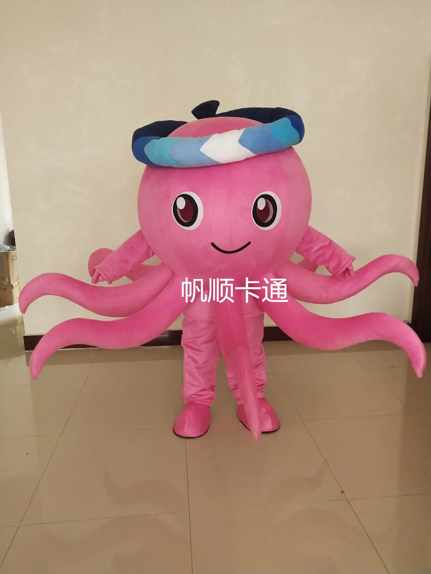 Christmas Pink Octopus Mascot Costumes Cartoon Apparel Birthday Party For Adults Gift For Halloween Carnival Party Apparel