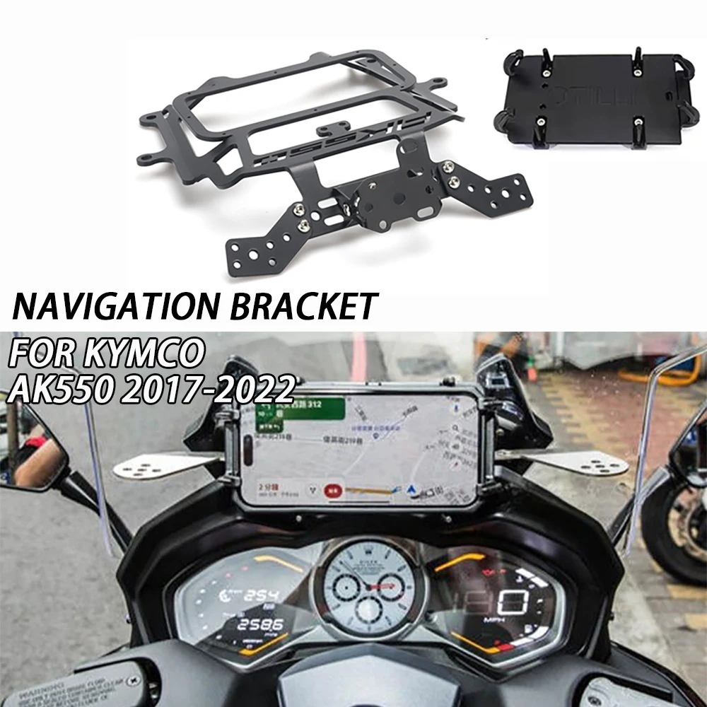 2017-2022 windshield mount navigation bracket GPS smartphone mount For motorcycle  KYMCO AK550 AK 550 AK 550 AK 550 AK 550 AK550