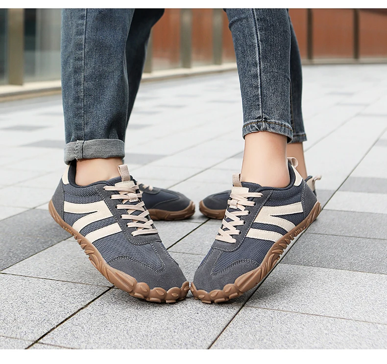 2026 Neue Barfußschuhe mit breiter Zehenbox für Herren und Damen – Zero Drop Minimalistische Sneaker im Retro-Stil für Outdoor, rutschfeste Wanderschuhe, Freizeitsneaker – Detail 34