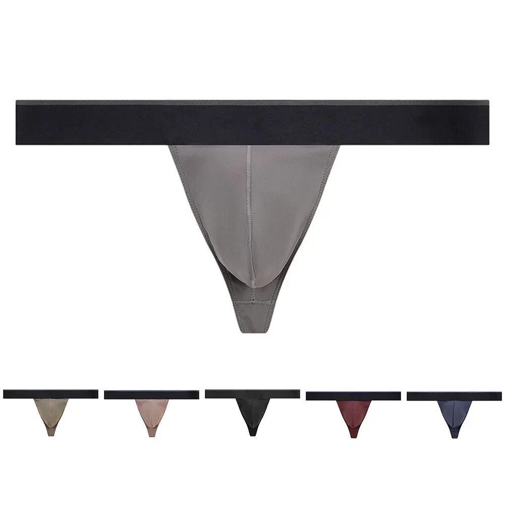 Sexy Thong Men Underwear G String Briefs Lingerie Thongs Fashion Low Waist Panties Мужские Стринги Tanga Hombre