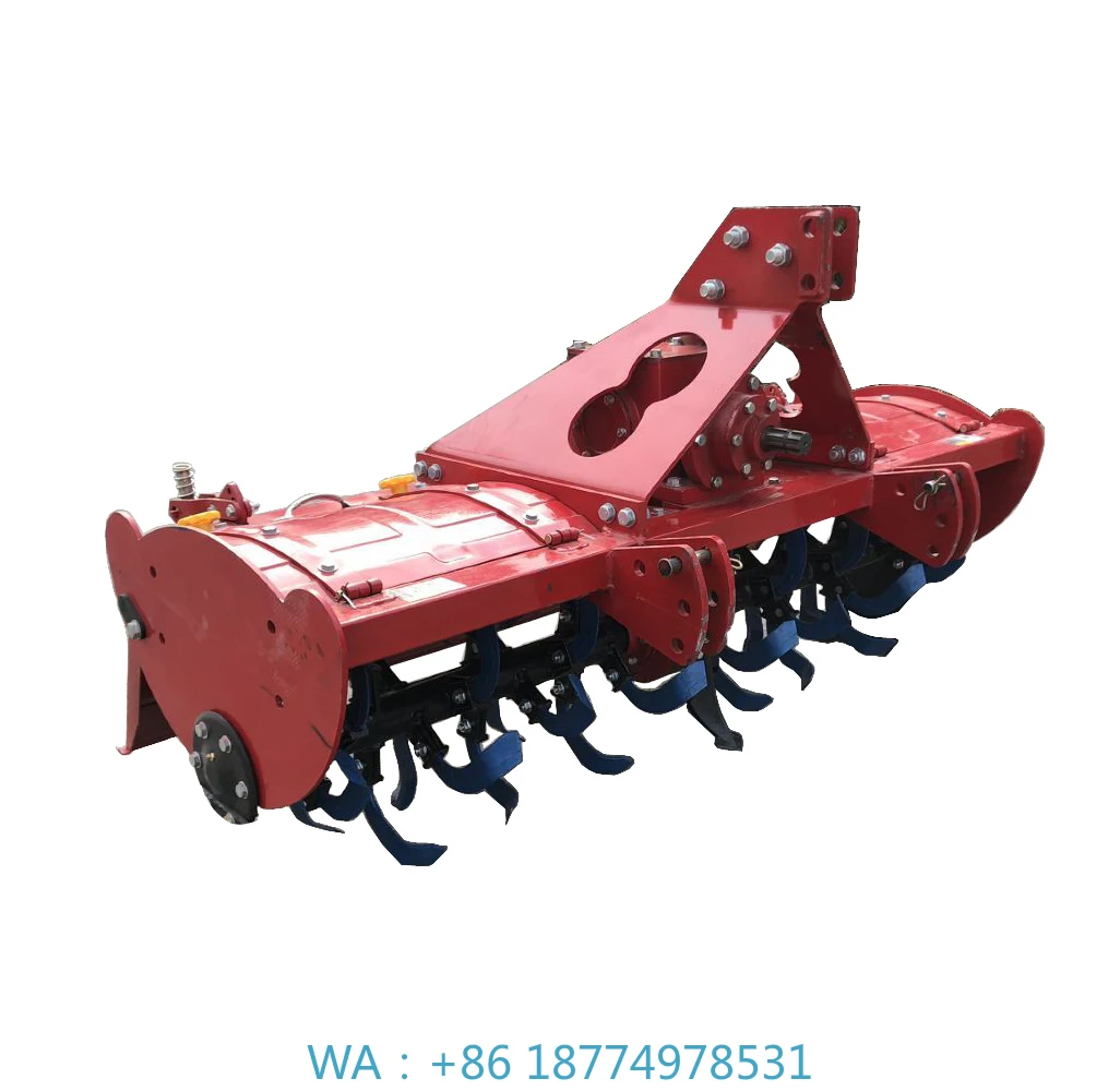 Large-Scale Farming and Landscape ContractorsHigh Productivity Agricultural   Rotary Tiller Machine for