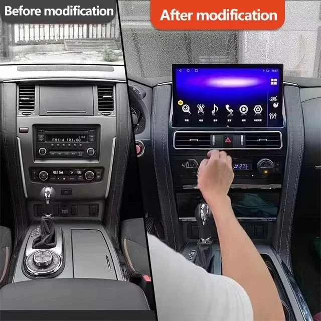 PATROL 13.3-Inch HD Large Screen Car Central Control Upgrade Easy Installation Luxury Design Style Accord Clear Image Quality