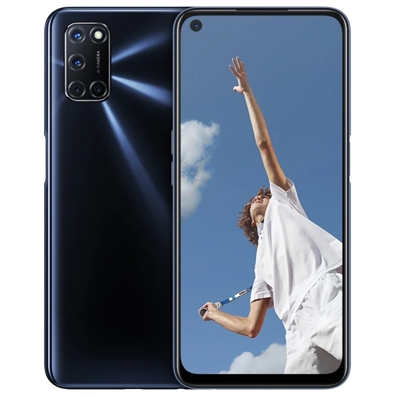 OPPO A92 LTE GSM Cámara cuádruple de 6,5" y 12 MP desbloqueada (Dual SIM) (Snapdragon 665) (negro/púrpura/azul global) 5000 mAh