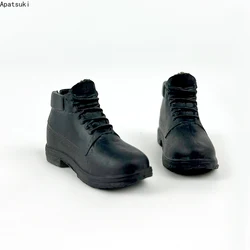 1/6 Black Fashion Doll Shoes for Ken Boy Doll Daily Boots for Barbie's Boyfriend Prince Ken Doll Accessories Kids DIY Toys