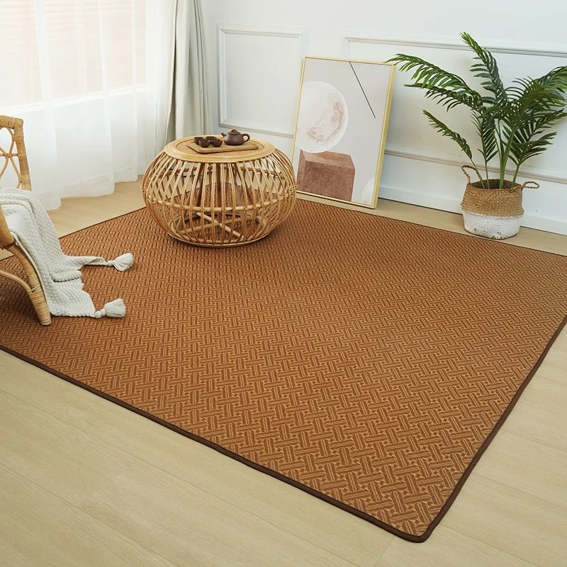 Japanese Rattan Mat Tatami Mat Carpet Bedroom Living Room Bay Window Breathable Mat Summer Day Bedside Rattan Mat Crawling Mat