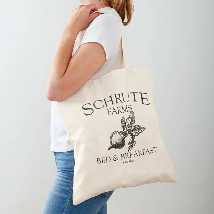 

Schrute Farms Tote Bag Canvas bag for women shopping cart bags Fabric bag shopper woman