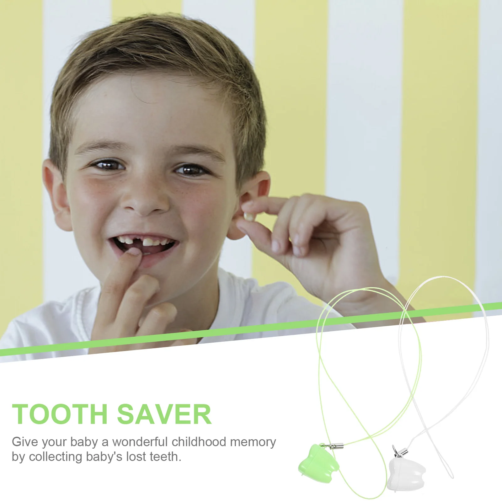 

20pcs Baby Tooth Box Keepsake Children Holder Kids Souvenir Container Memory Storage Gifts Parties Occasions Safe
