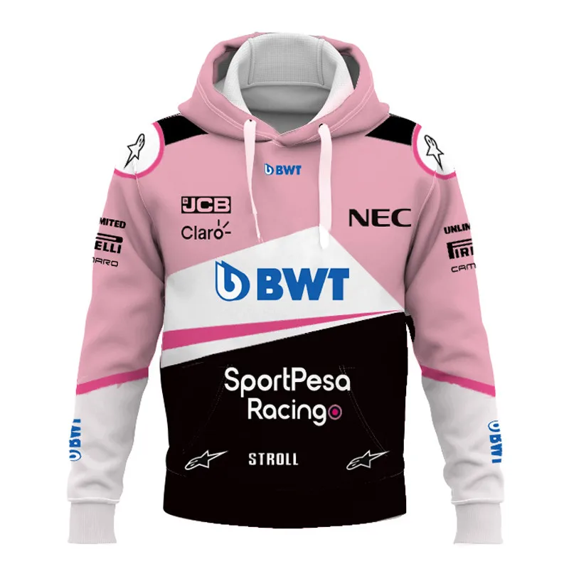 The latest popular BWT racing off-road suit, F1 team sports hoodie, spring and autumn long sleeved comfortable