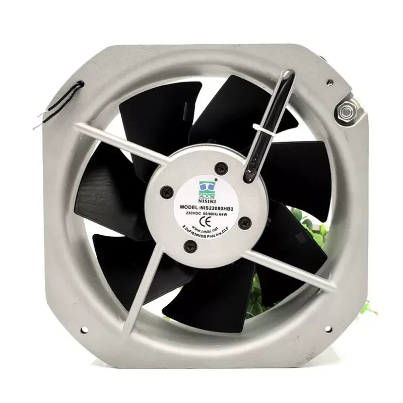 For New 22580 22.5CM NIS22080HB2 220v all-metal cabinet high temperature cooling fan