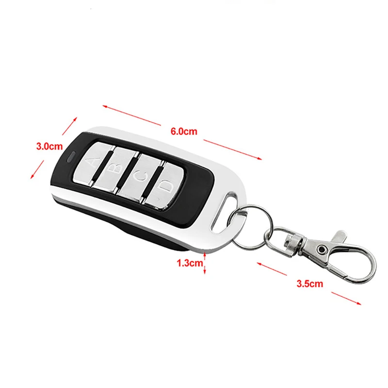 Multi-Frequency Duplicator Handheld Transmitter 280-868MHz 433MHz Rolling Code Fixed Garage Door & Gate Remote Control