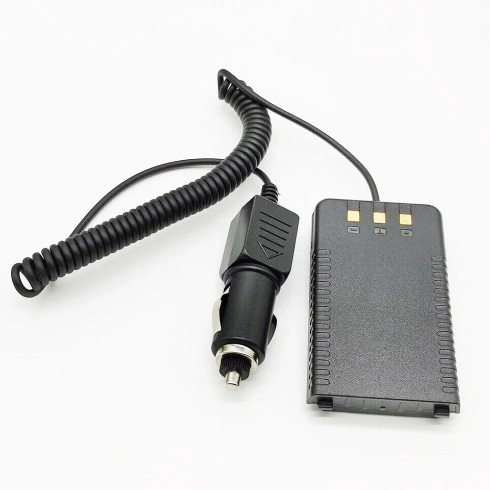 Car Charger Battery Eliminator For Yaesu Radio FT-25R FT-65R FT-25 FT-65