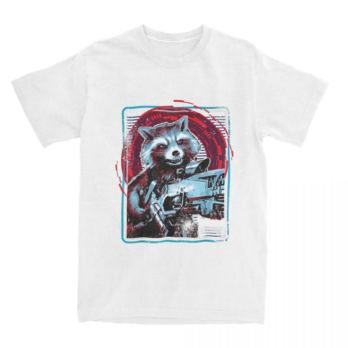 Guardians Of The Galaxy T Shirt Men Women Pure Cotton T-Shirt Rocket Raccoon Digital Abstract Tees Short Sleeve Versatile Tops