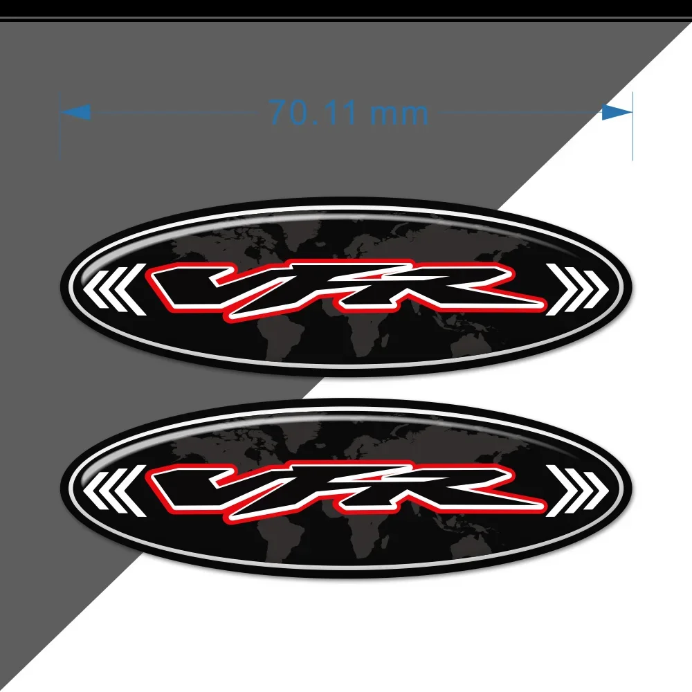 Naklejki ochronne na zbiornik do Hondy VFR 400 750 800 1200 X F Zestaw naklejek na bagaż Akcesoria do kolan VFR Bagażnik 2018 2019 2020