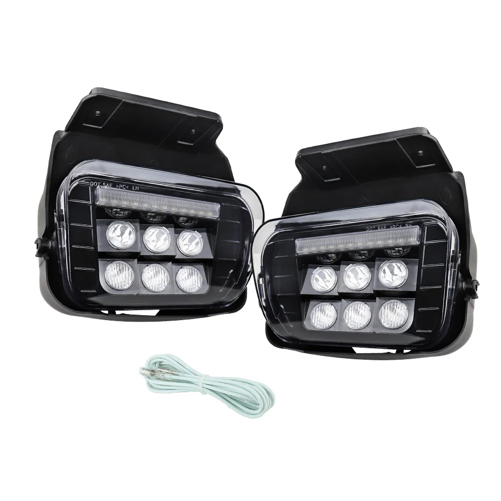 

Комплект для Chevrolet Silverado/Chevrolet Avalanche 2003 2004 2005 2006, светодиодный передний бампер, противотуманные фары дальнего света DRL