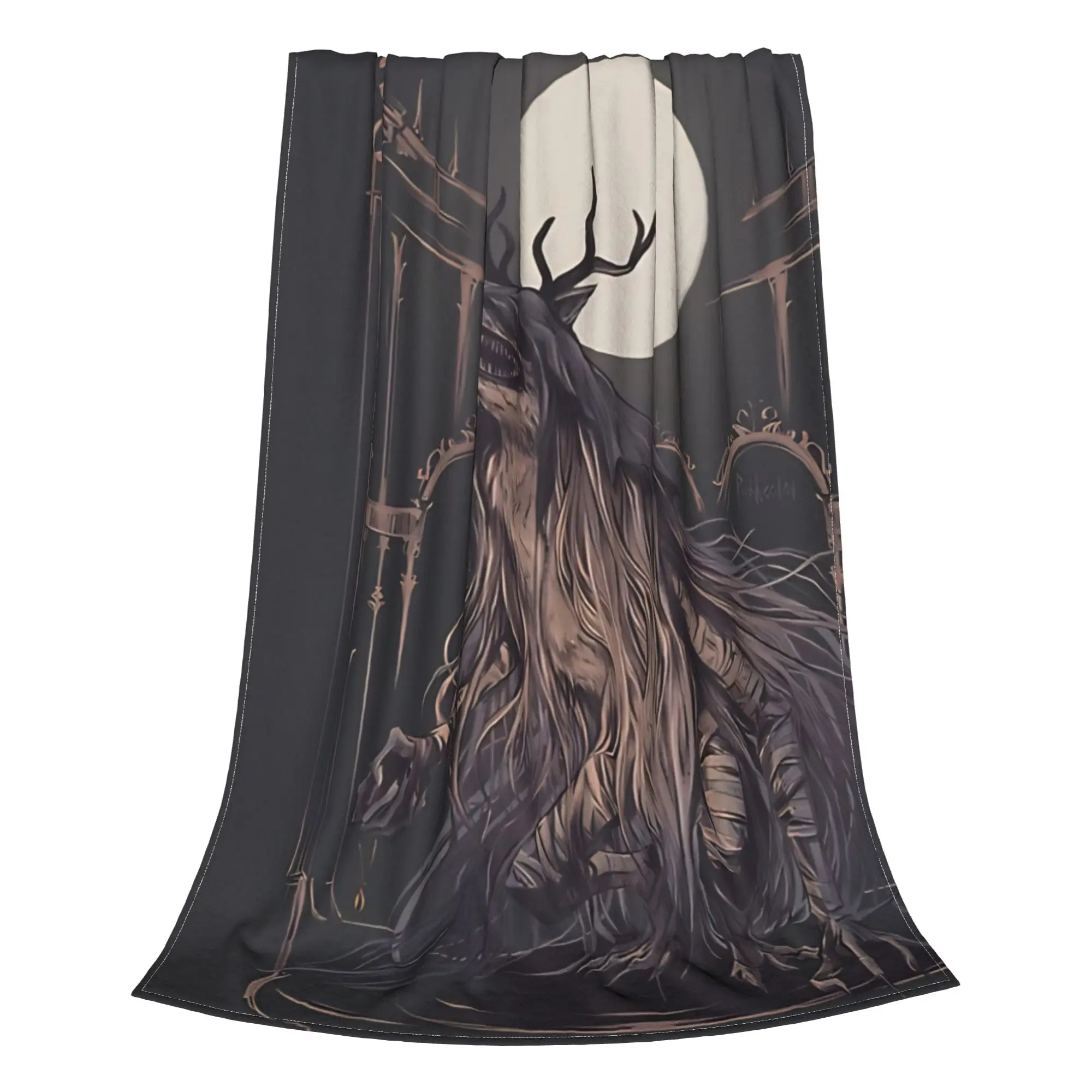1PC Home Cute Room Decor dark Blanket Throw Blanket Bloodborne Novelty Warm Blanket All Season