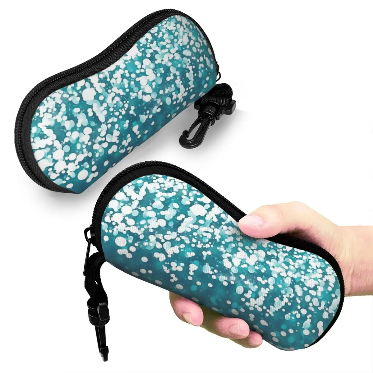

Whale Shark Pattern Shell Glasses Case Protector Sunglasses Box Women Men Soft Eyeglasses Bag Pouch