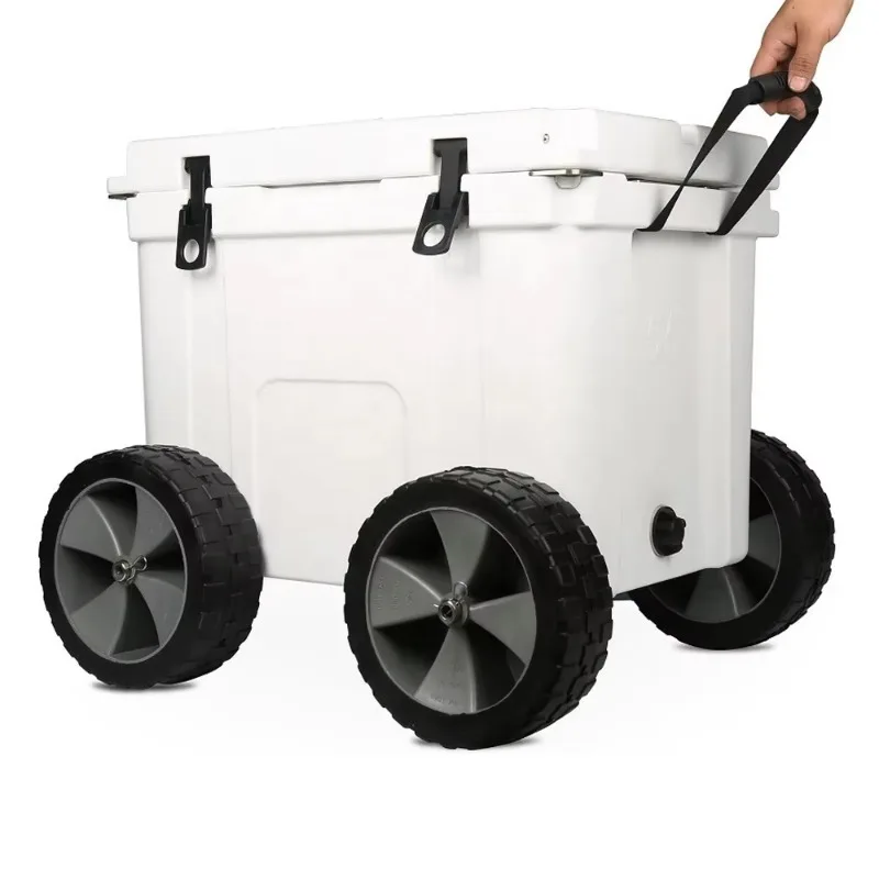Rotomolded camping cooler freezer beer cooler with PU insulation