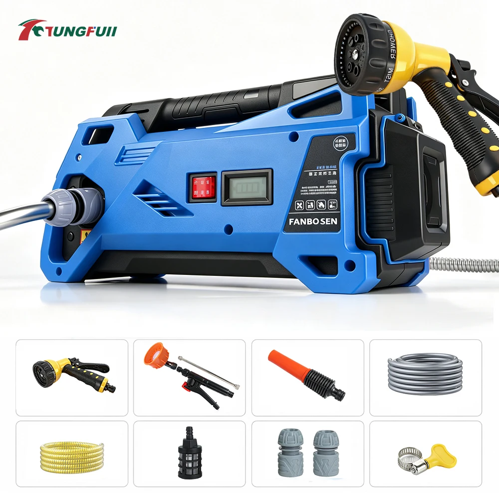 Cordless Electric Water Pump 15m Car Washing Watering Machine Garden Irrigation And Cleaning Power Tool For Makita Battery