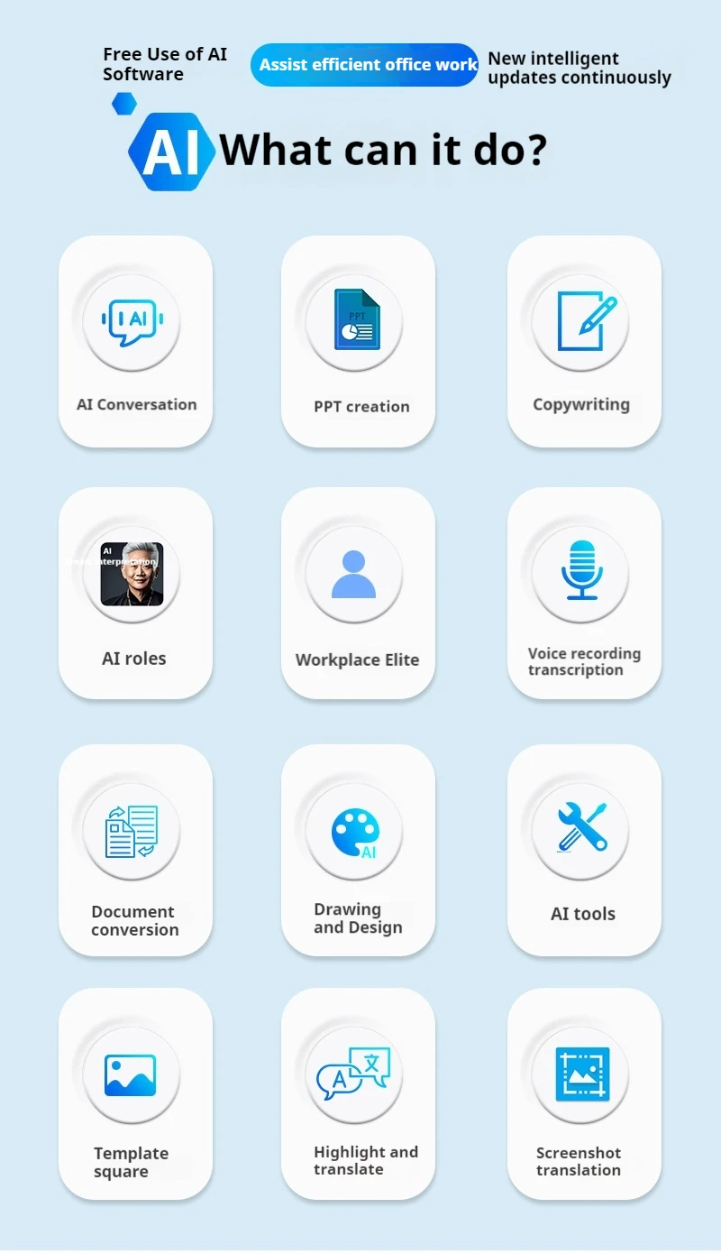 Ai Voice Mouse سماعة لاسلكية تعمل بالبلوتوث ثنائي الوضع قابل لإعادة الشحن لأجهزة الكمبيوتر المحمول والكمبيوتر الكتابة الصوتية ترجمة Deepseek Gpt مكتب ذكي #5