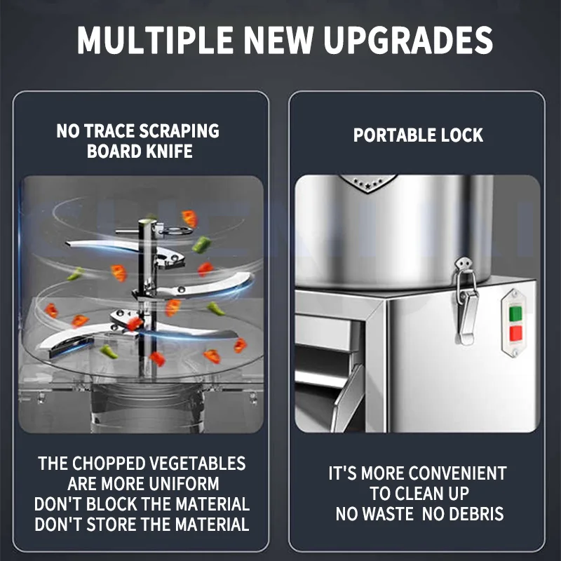 상업용 야채 슬라이서 전기 야채 분쇄기 다기능 펠렛 충전 기계 전기 쵸퍼