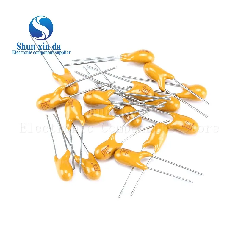 10PCS DIP Tantalum capacitor 16V 25V 35V 50V 1uf 2.2UF 3.3UF 4.7UF 10UF 22UF 33UF 47UF 100UF 104 224 474 225 106 226 475 476 107