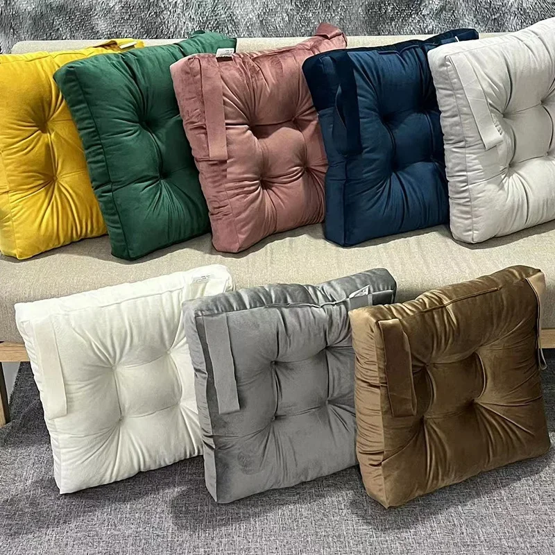 Corduroy Tatami, Futon Plush, Thickened Bay Window Cushion, Balcony Yoga, Beautiful Buttocks Cushion, Solid Color Insulation