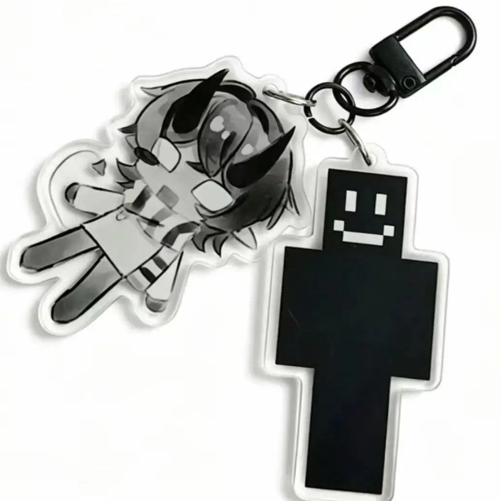 Game Twixxel Cosplay Keychain Badge Brooch Pin Kawaii Acrylic Pendant Keyring Key Chain Bag Accessory Ornament Decoration Prop