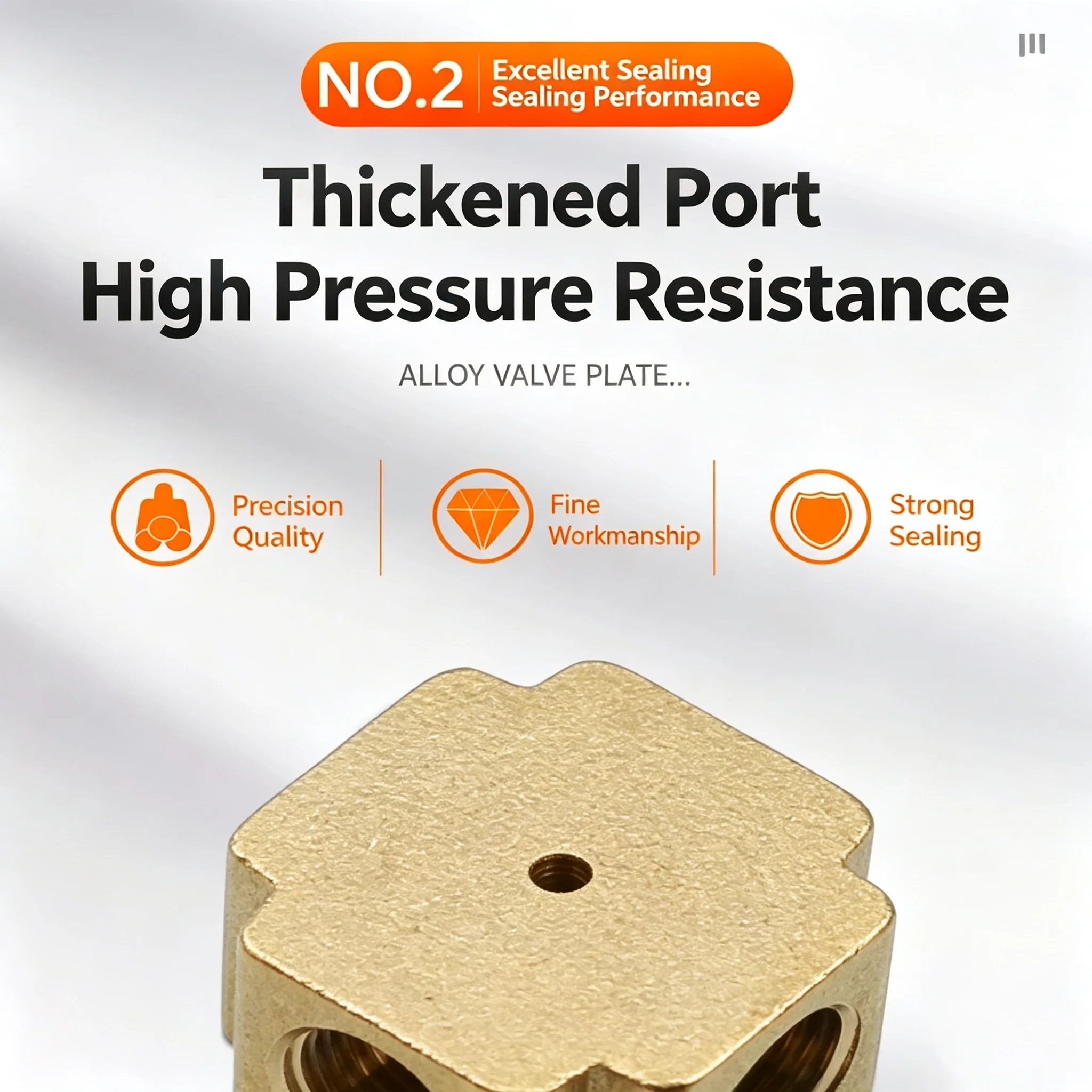 Brass 1‑way, 2‑way, 3‑way, tee, cross, square‑shaped DN6/8/10 pneumatic triple‑female‑thread water pipe fitting accessories