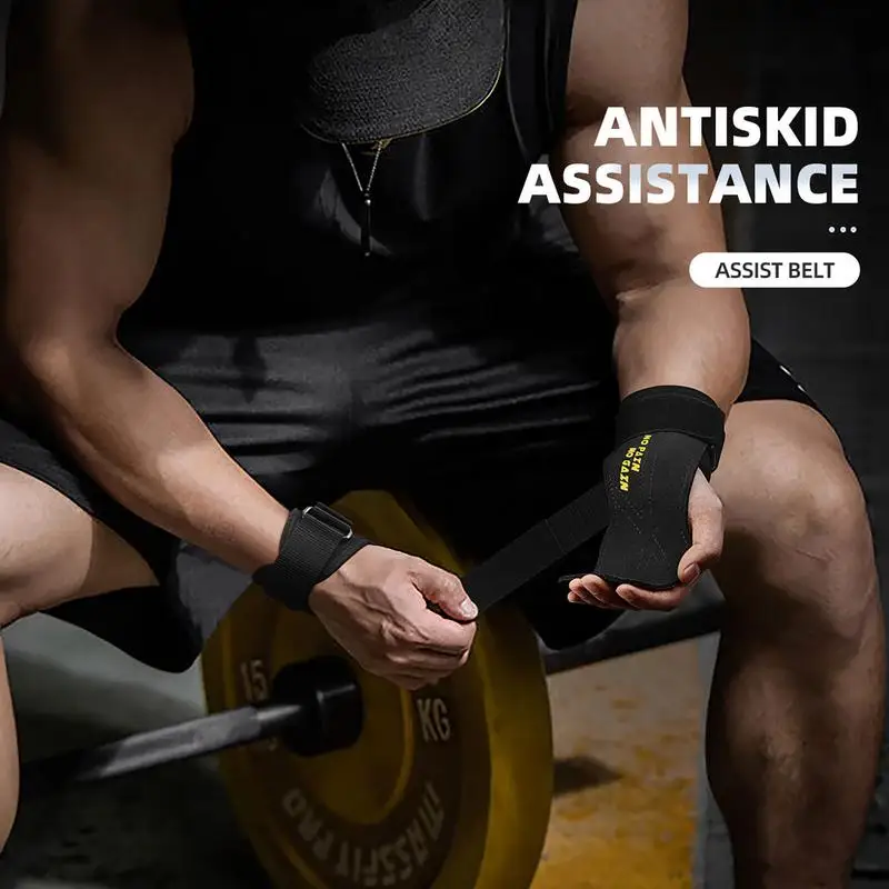 

Gym Straps Anti-slip Heavy-duty Powerlifting Workout Straps Ergonomic Pull-Up Assistance Fitness Accessories For Men And Women