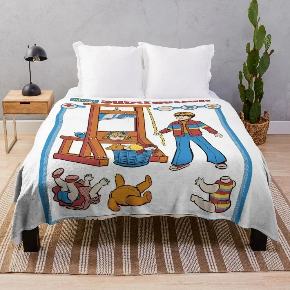 

Learn About Subtraction Throw Blanket Cozy Microfiber Throw Blanket for Home Bedroom