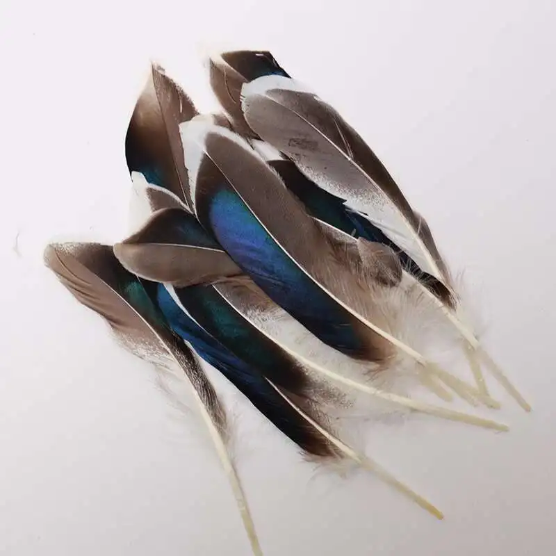 ريش طبيعي مختلط ريش الدجاج البري ريش البط مواد يدوية الصنع إكسسوارات مجوهرات يدوية الصنع