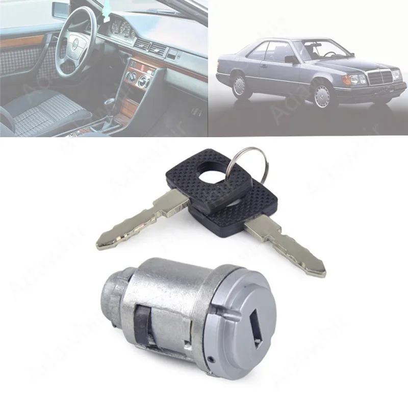 New Ignition Lock Barrel Cylinder Key for Mercedes Benz W124 C124 W201 1264600604