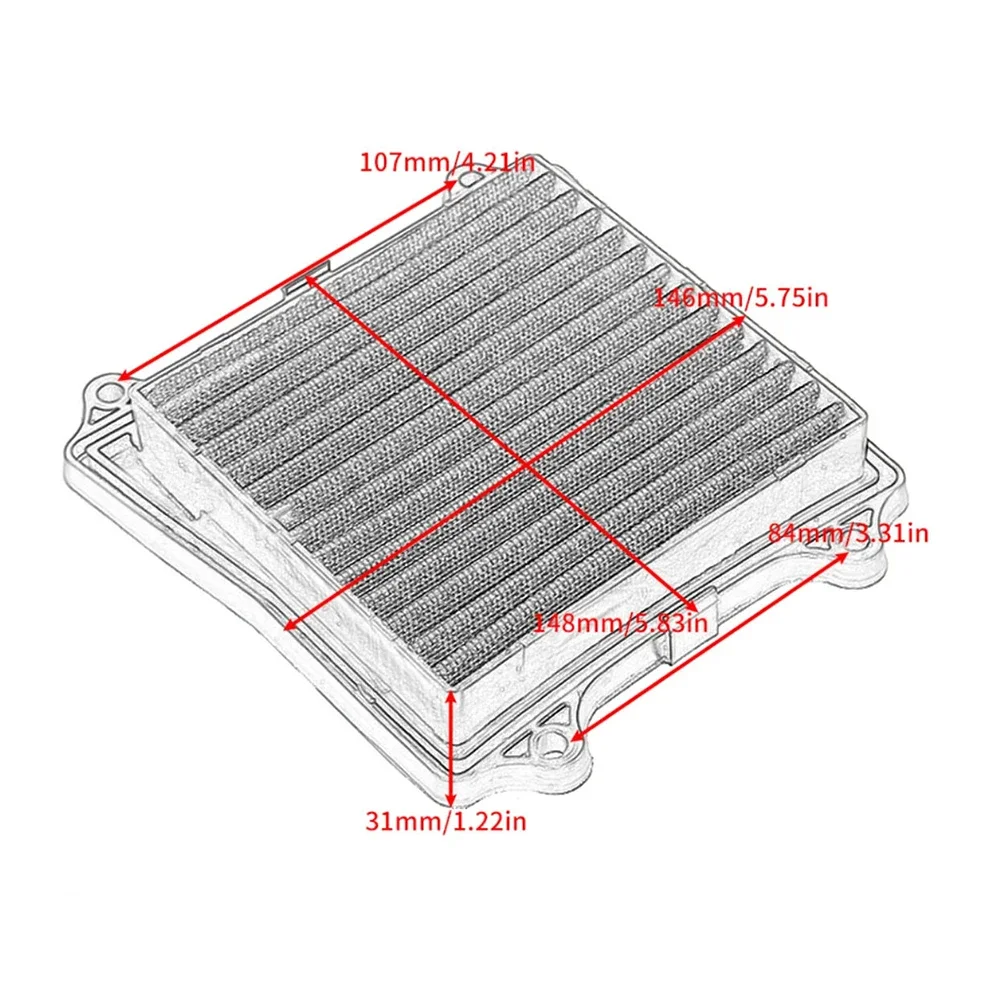 محرك الدراجة النارية الهواء منظف المرشّح مدخل هواء عنصر مرشح لباجاج بولسار RS200 NS125 NS160 دومينار 250 400 V1 UG TOURING