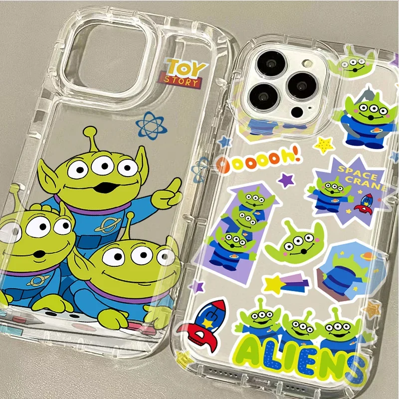 Disney Lovely Alien Case for Samsung Galaxy S24 Ultra S23 S22 S21 FE S20 Plus Note 20 10 Pro A34 A54 A33 A53 Protective Cover