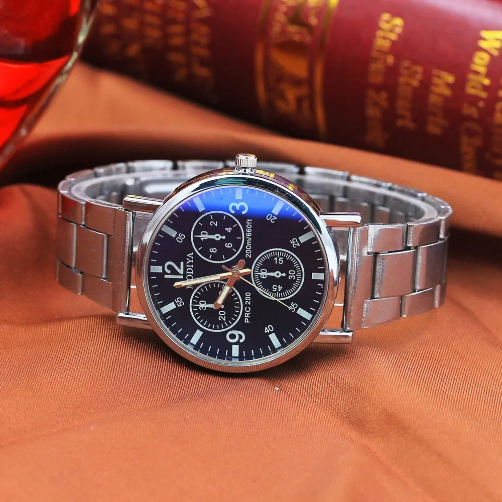 

Fashion Men Watches for Man Wristwatches Watches for Men Noodles Steel Blue Glow Glass Watch 2024 Fashion Mens Watches Luxury