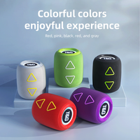Outdoor Hiking TG655 Portable Bluetooth Speaker Wireless LED 1200mAh Mini Bass Column Boombox FM Radio AUX TF BT Loudspeaker