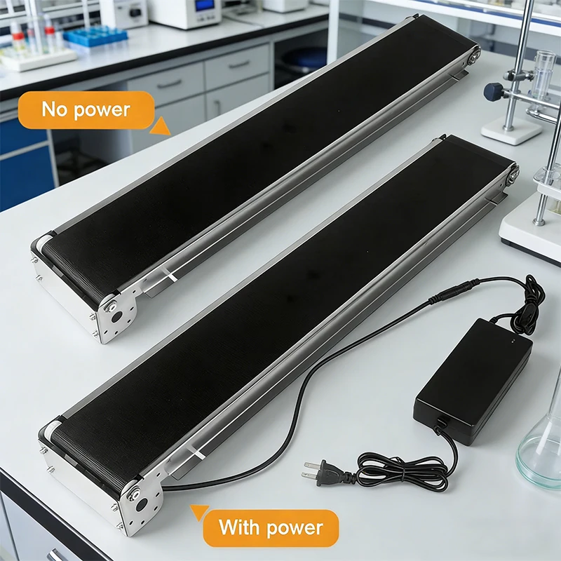 

Конвейер из нержавеющей стали 460 мм, 552 мм, 600 мм, мини-конвейер с полиуретановой лентой для торговых автоматов, 24 В, автоматическая конвейерная лента для грузов