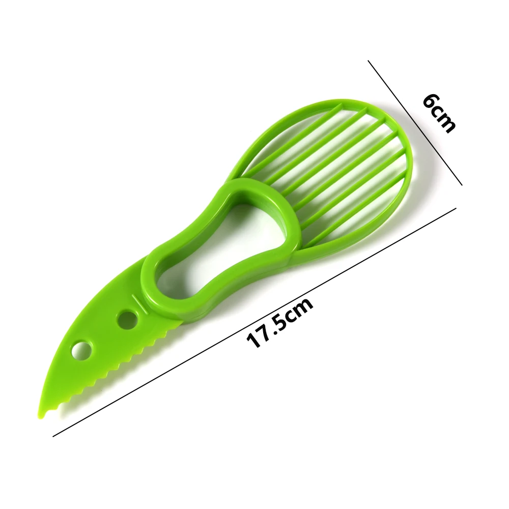 1PC Avocado Peeler Avocado Cutter Fruit Peeler Pulp Cutter Plastic Knife Kitchen Vegetable Tool