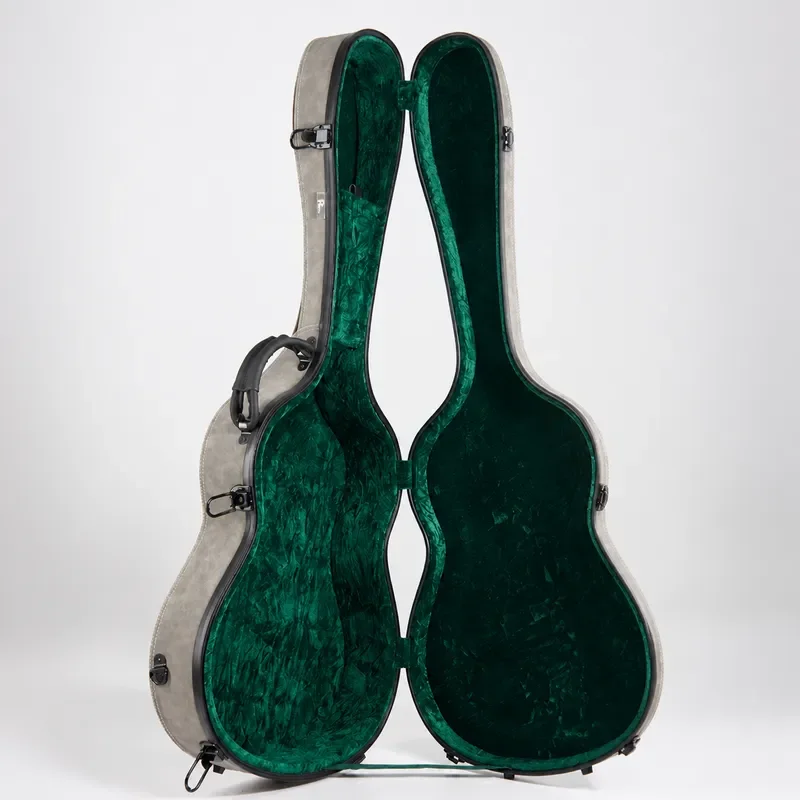 FRP Guitar Case for 39 41 Inch Classical Folk Acoustic Guitars Lightweight Waterproof Shockproof Hard Shell Protective Box
