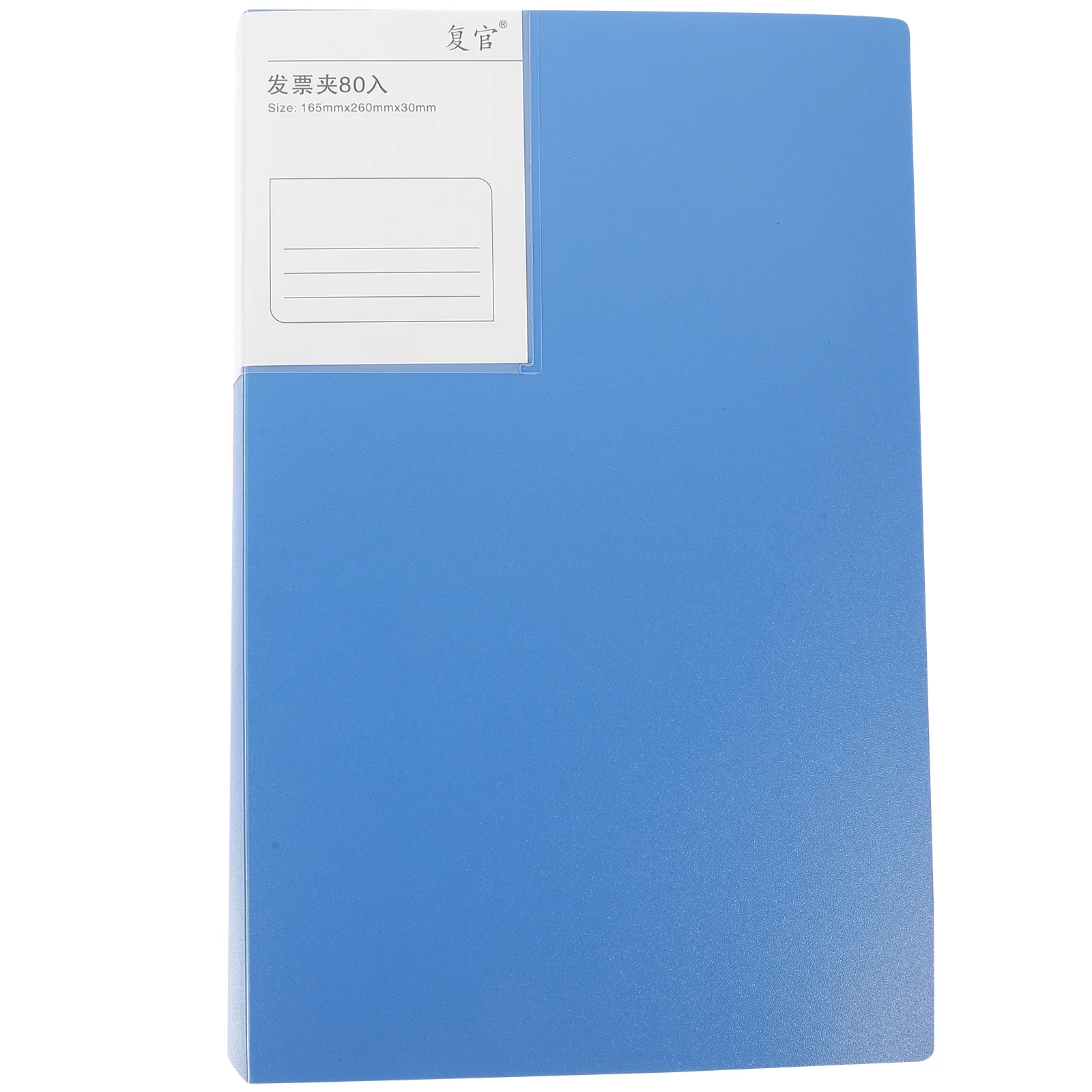 

Business Checkbook Binder Plastic Invoice Album Portable Office Bill Storage Organizer Receipt File Container