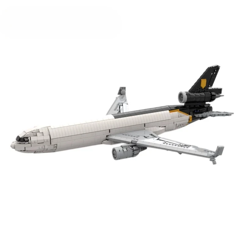 1840pcs MOC-230697 MOC Aviation Series UPS MD-11 Airplane Model DIY Building Block Modular Technology Toys Aerospace Fans Gifts