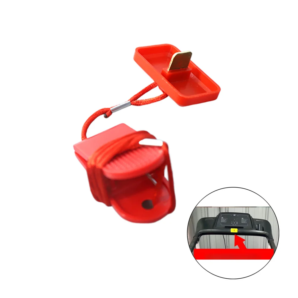 4pcs Treadmill Magnetic Safety Key E-Stop Shut Off Switch With Clip Treadmills Stop Button Switch Indoor Fitness Accessories