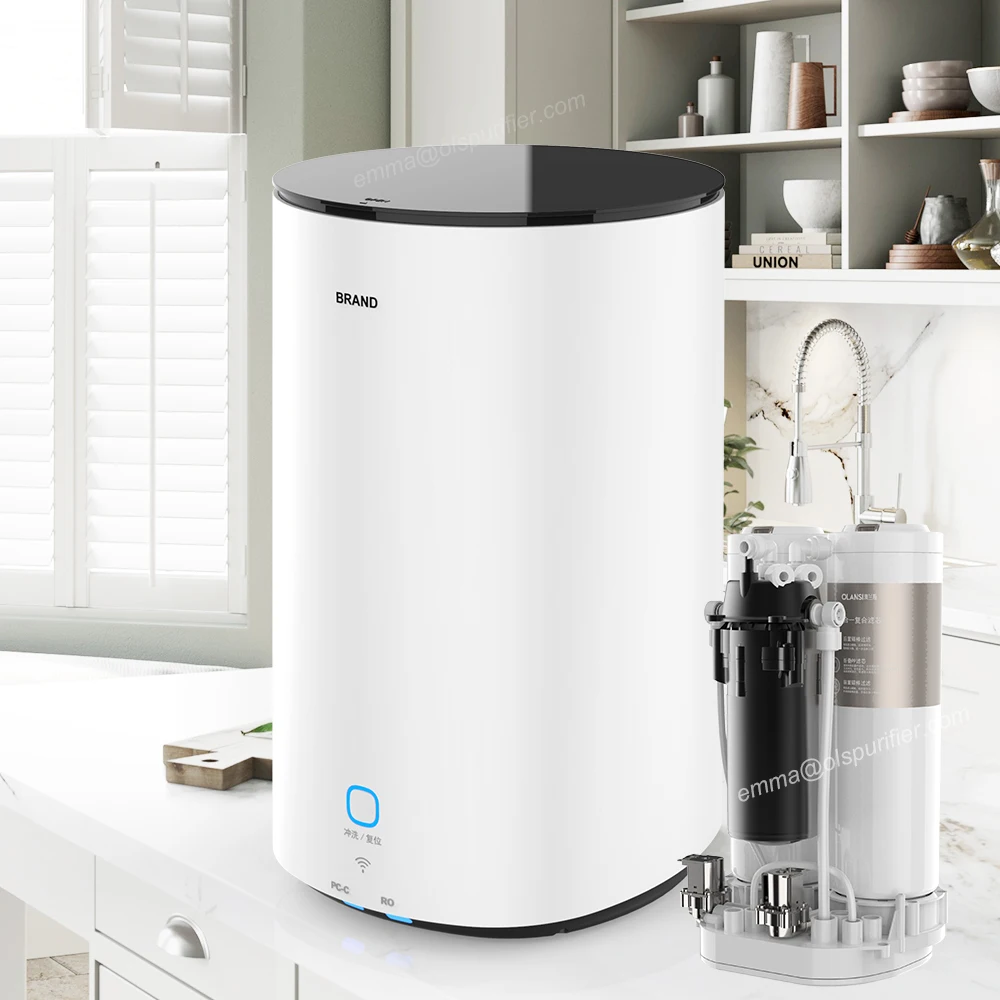 

Smart Wifi RO 600GPD Direct Drinking Small Water Purifier Filter Pure Water System Reverse Osmosis for High Tds