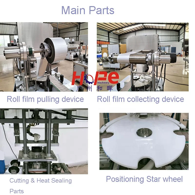Macchina termosaldatrice automatica commerciale in acciaio inossidabile facile da usare per apparecchiature di chiusura di barattoli di vetro per piccole imprese