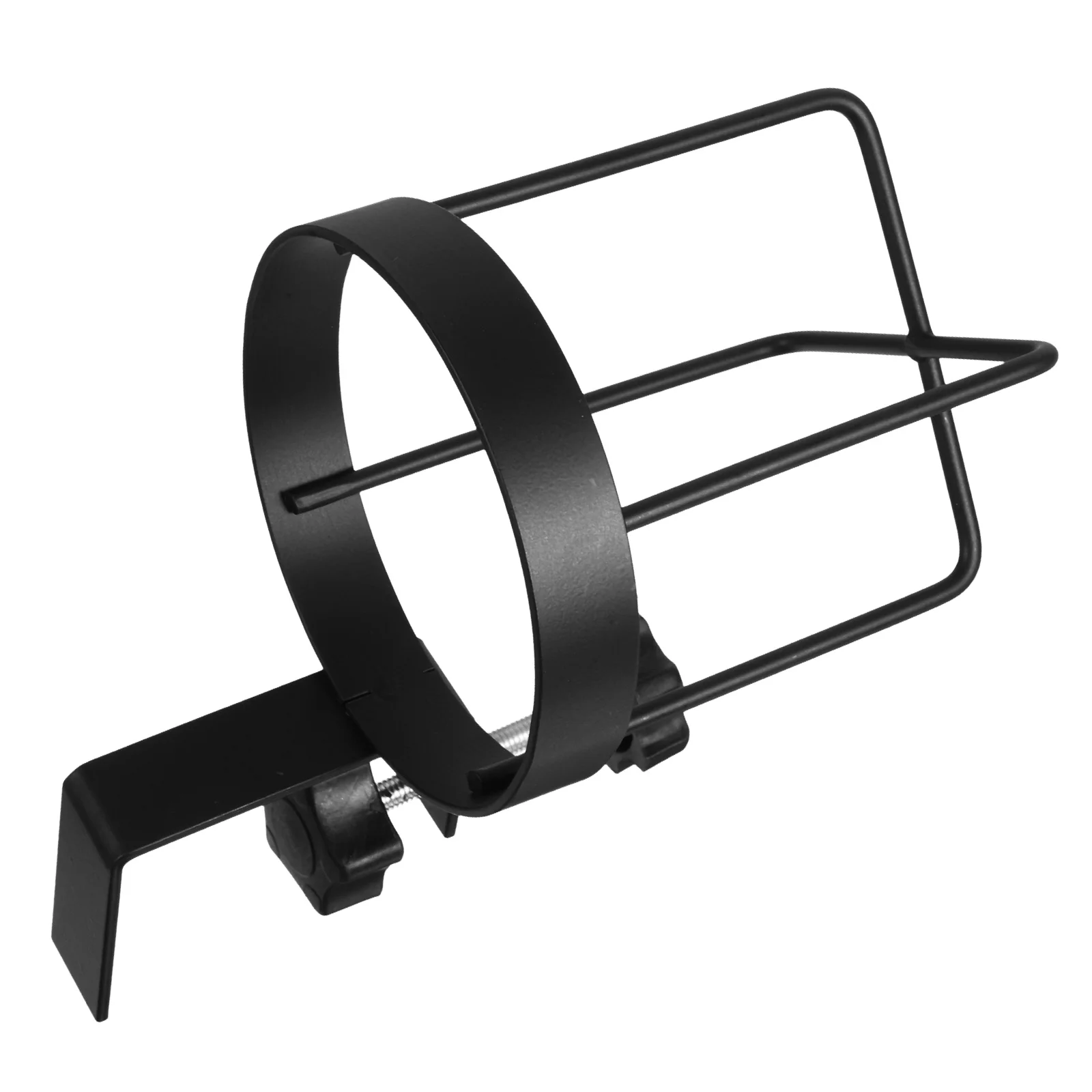 

Desk Cup Holder Table Side Clamp on Anti-Drop Water Bottle Stand Elegant Minimalist Design for Office Gaming Desks